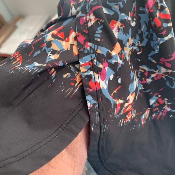 EUC Black and Multicolor Free People FP Movement XS Righteous Runsie - Picture 12 of 16